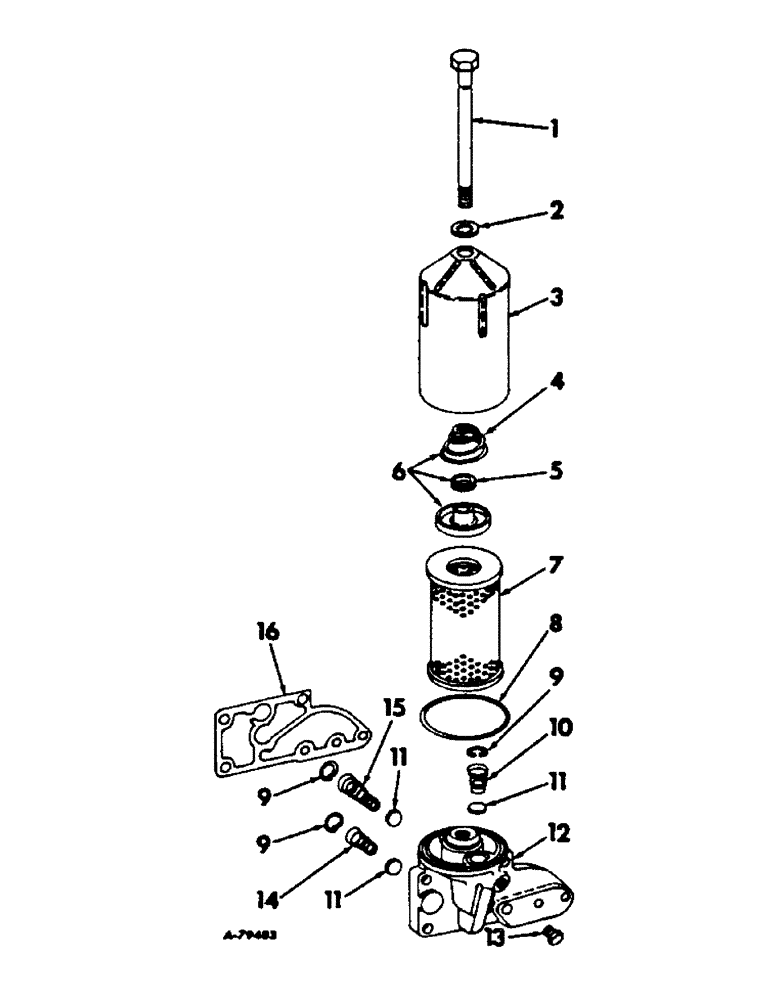 Схема запчастей Case IH 303 - (356) - BD-220 ENGINE, 3-9/16 X 3-11/16, OIL FILTER, SERIAL NO. 5990 UP (10) - ENGINE