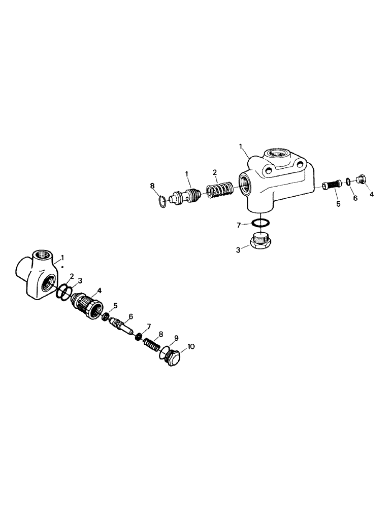 Схема запчастей Case IH ST450 - (08-12) - RELIEF VALVE ASSEMBLY (07) - HYDRAULICS