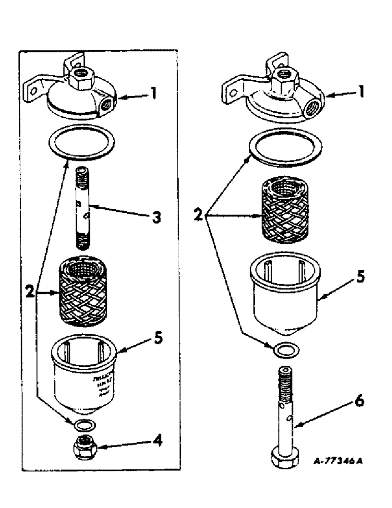 Схема запчастей Case IH 414 - (260) - FUEL FILTER, FOR L.P. GAS BURNING ENGINES (10) - ENGINE