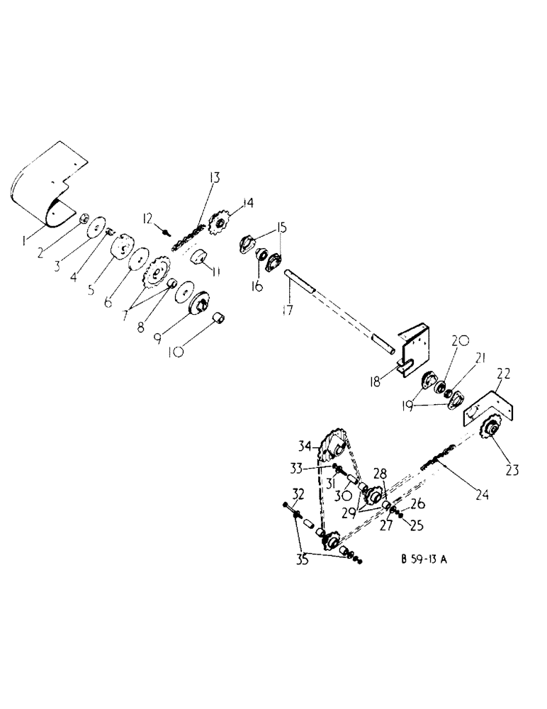 Схема запчастей Case IH 425 - (A-39) - PICKUP DRIVE 