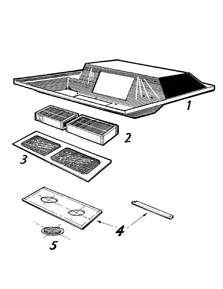 Схема запчастей Case IH 7000 - (A04-02) - MAINFRAME, CABIN FILTER/LINER Mainframe & Functioning Components