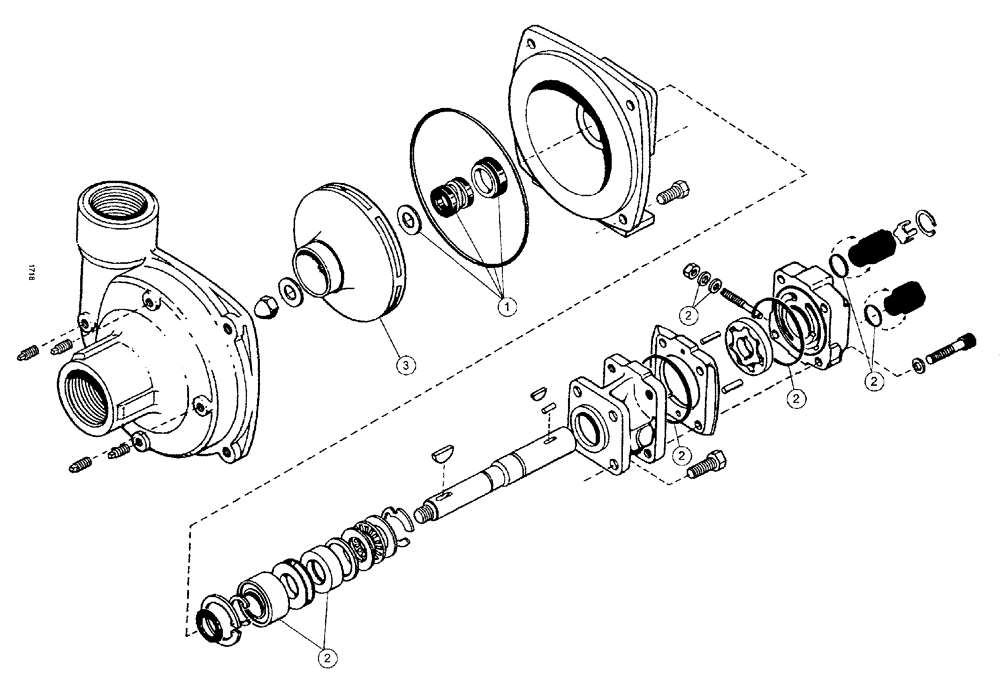 Схема запчастей Case IH SPX3200 - (09-108) - PRODUCT PUMP (78) - SPRAYING