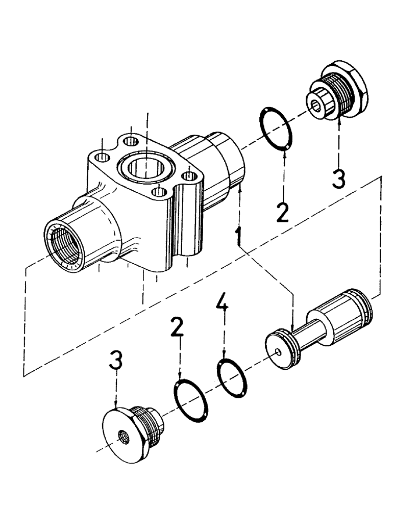 Схема запчастей Case IH 7000 - (B04-40) - HYDRAULIC SHUTTLE VALVE Hydraulic Components & Circuits
