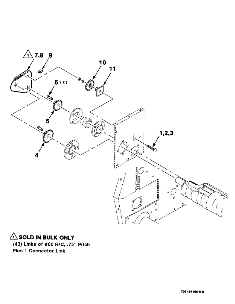 Схема запчастей Case IH 8460 - (2-20) - ROLLER DRIVE ASSEMBLY, STARTING Driveline