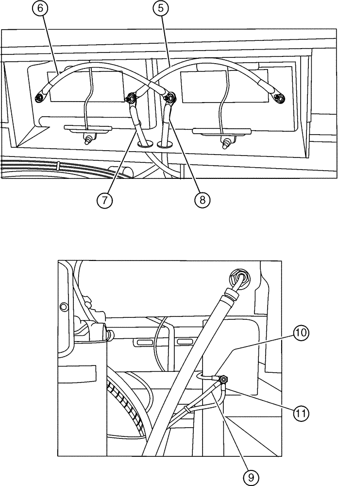 Схема запчастей Case IH FLX4300 - (08-001[02]) - ENGINE ELECTRICAL (FLX4375) (06) - ELECTRICAL