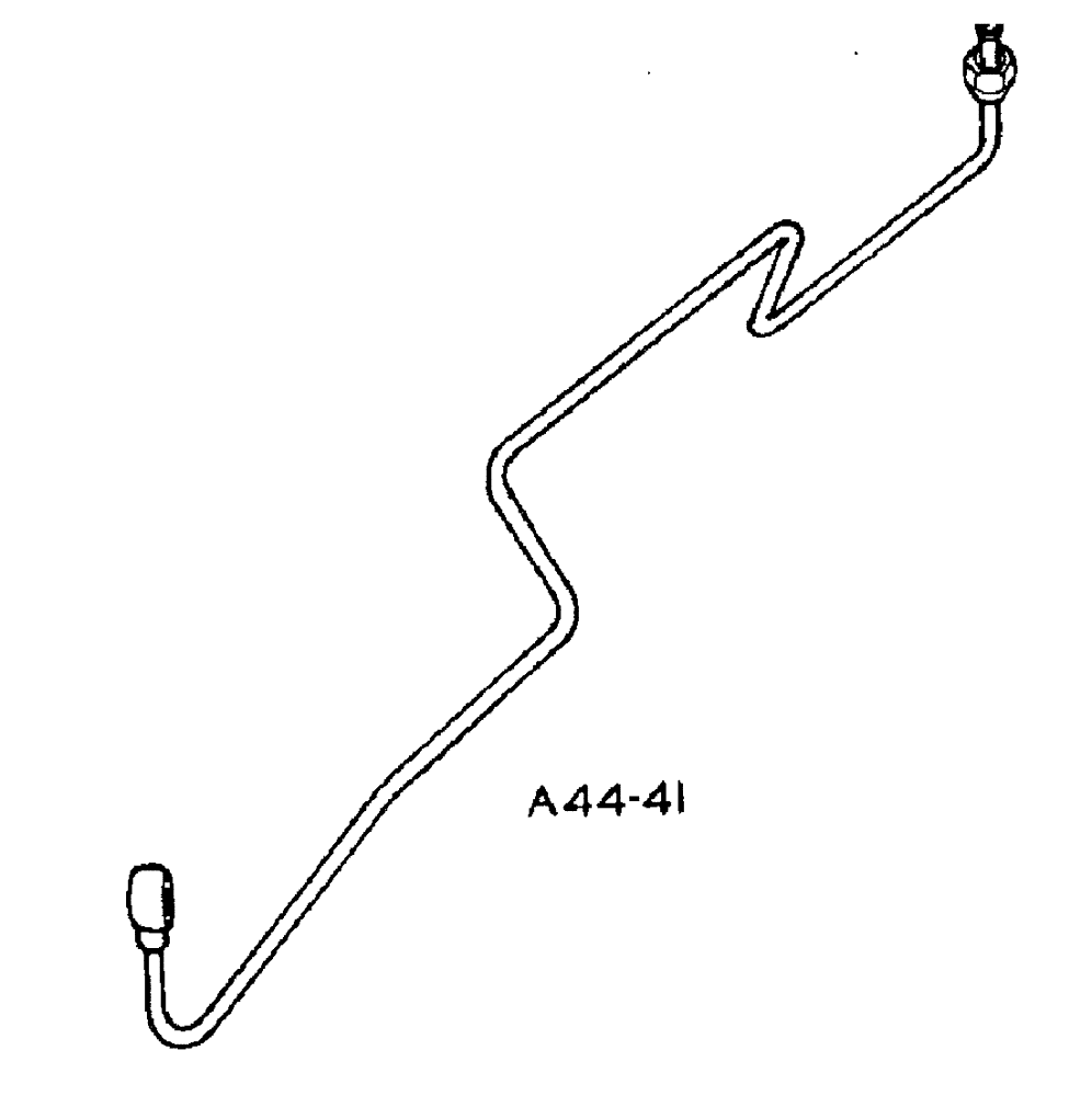 Схема запчастей Case IH 2300 - (4-20[B]) - CHASSIS, FUEL PIPE, PETROL (12) - CHASSIS