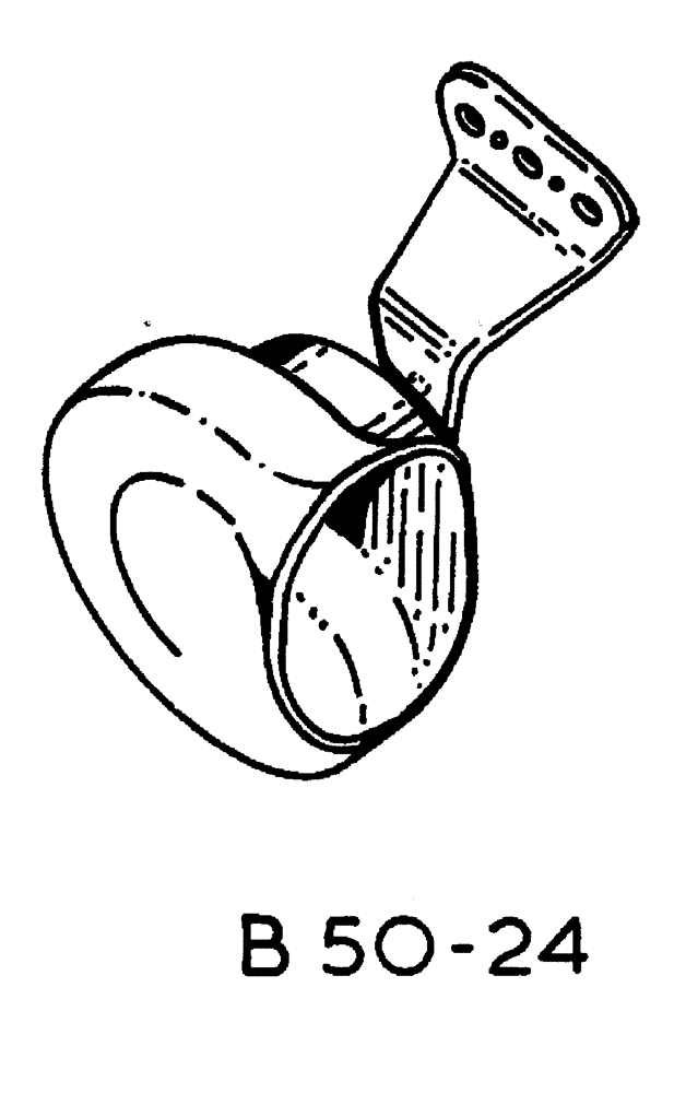 Схема запчастей Case IH 884 - (08-040) - HORN, STARTER MOTOR (06) - ELECTRICAL