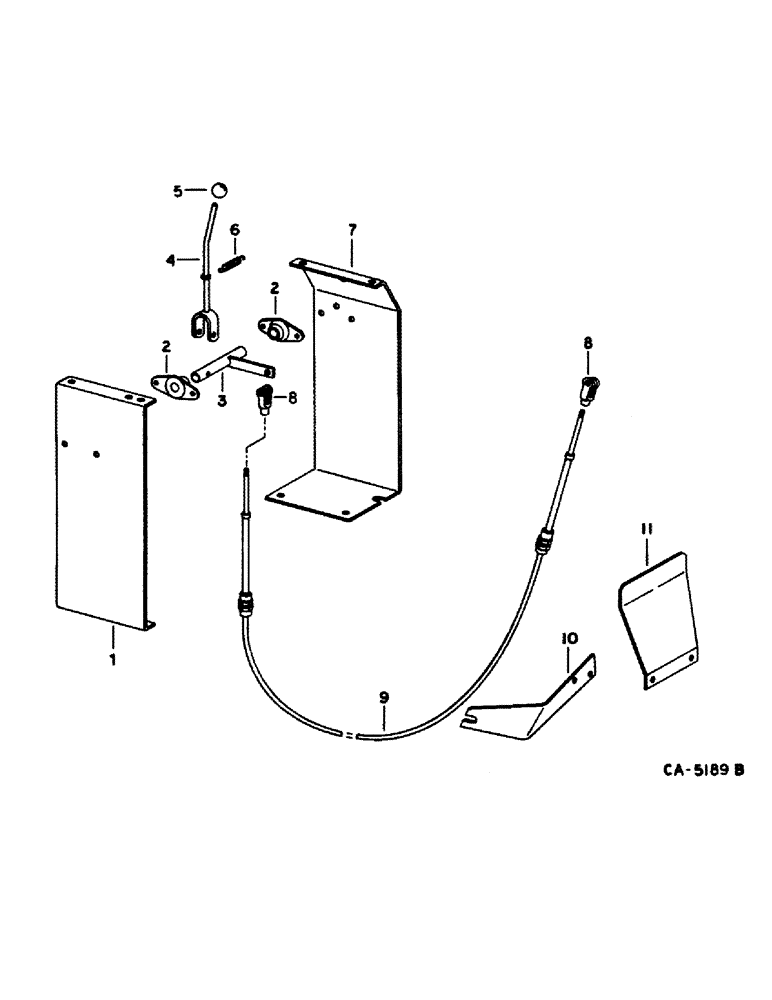 Схема запчастей Case IH 1480 - (12-11) - POWER, THROTTLE CONTROLS, SERIAL NO. 24000 AND BELOW Power