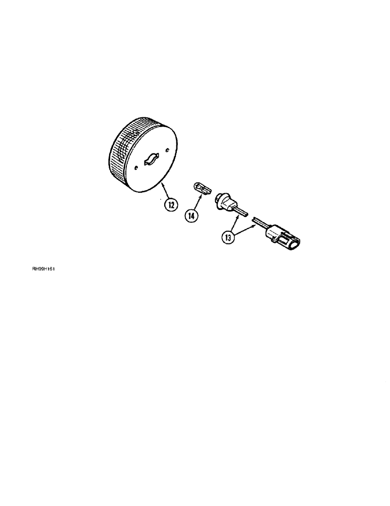 Схема запчастей Case IH 6650 - (4-4[1]) - TAIL LAMP (04) - ELECTRICAL SYSTEMS