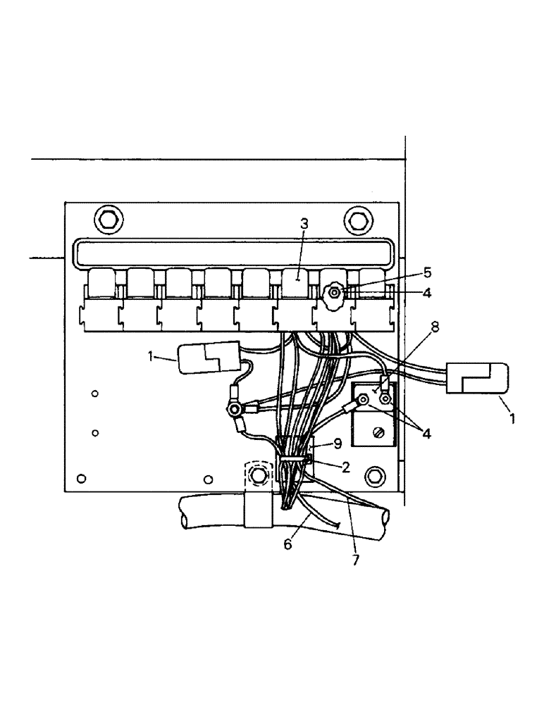 Схема запчастей Case IH 9110 - (02-17) - INSTRUMENTATION GROUP, TRANSMISSION (06) - ELECTRICAL