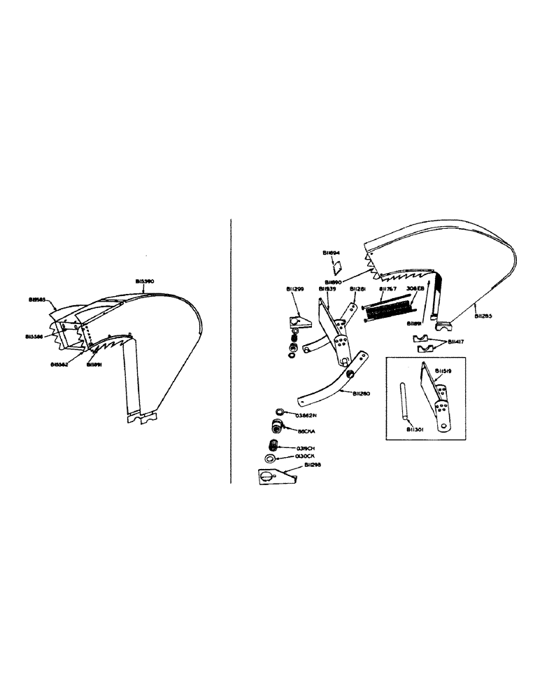 Схема запчастей Case IH 130 - (13) - FEEDER HEAD 