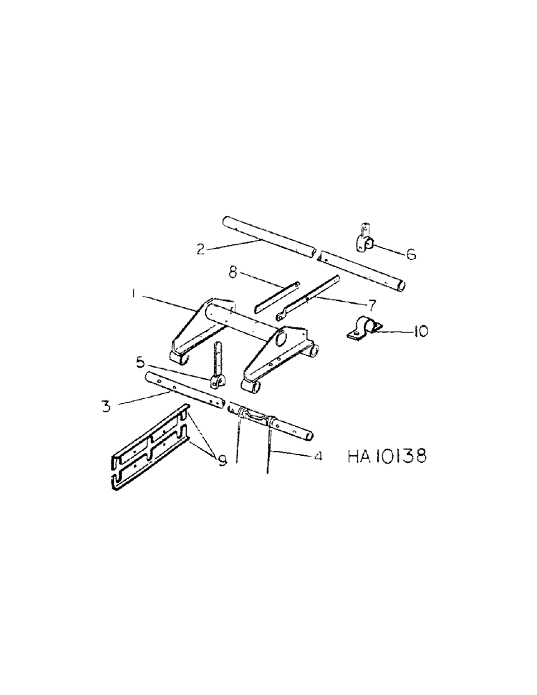 Схема запчастей Case IH 45 - (E-07) - 9 FOOT, 9 INCH MULCHER 