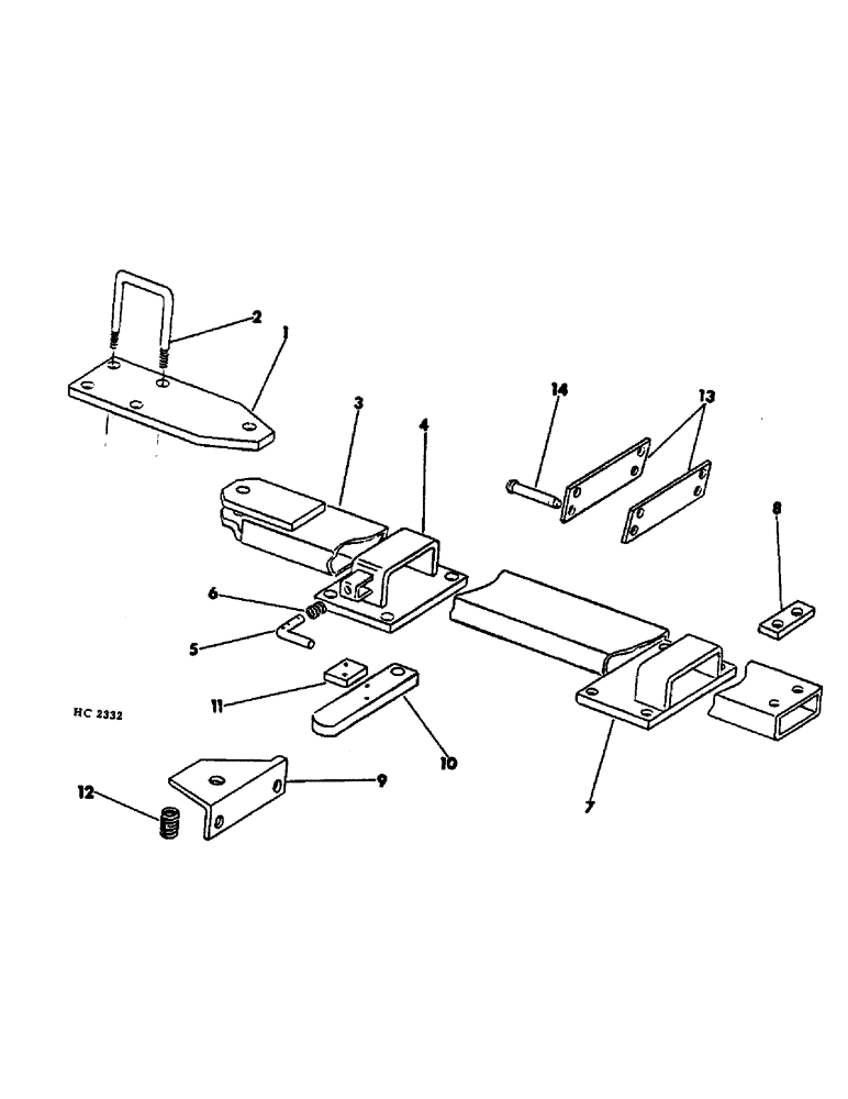 Схема запчастей Case IH 55 - (D-12) - TRANSPORT UNIT 