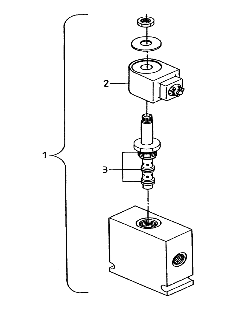 Схема запчастей Case IH 7000 - (B05-16) - HYDRAULIC SOLENOID VALVE Hydraulic Components & Circuits