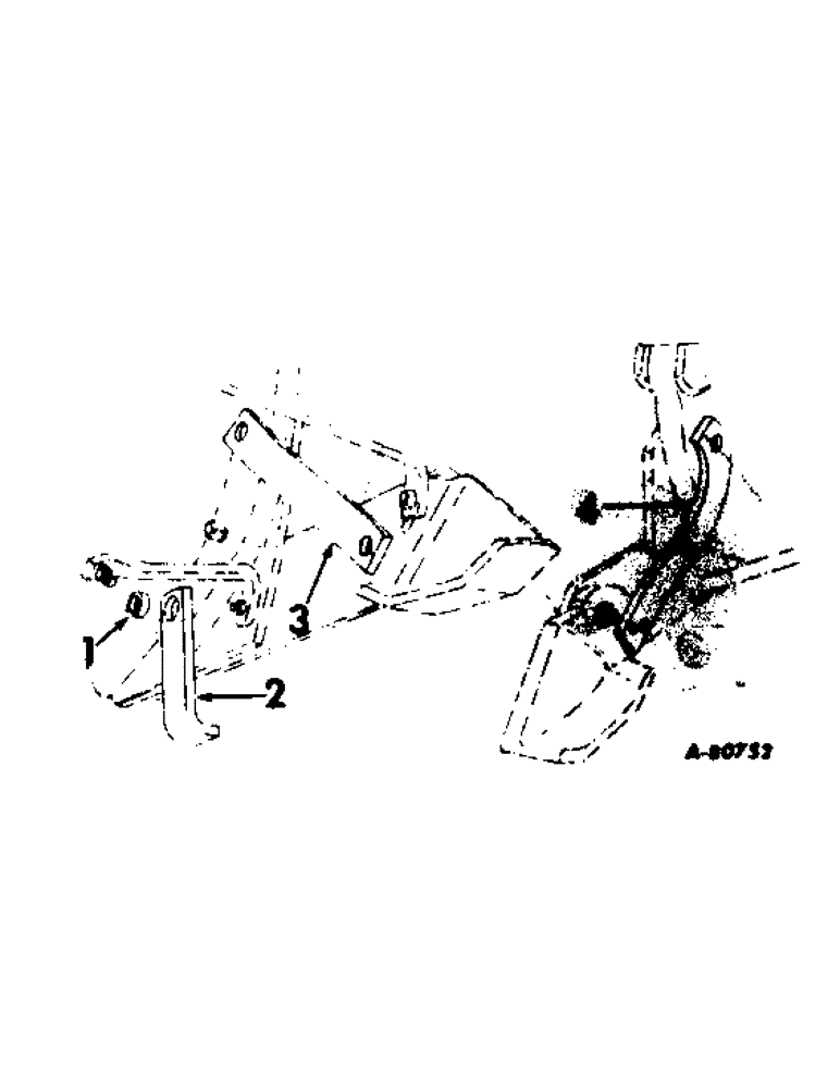 Схема запчастей Case IH 641 - (AD-10[A]) - FIELD IMPROVEMENT PACKAGE, 1963 TO 1964, PLOWS W/SHEAR TRIP BEAM 