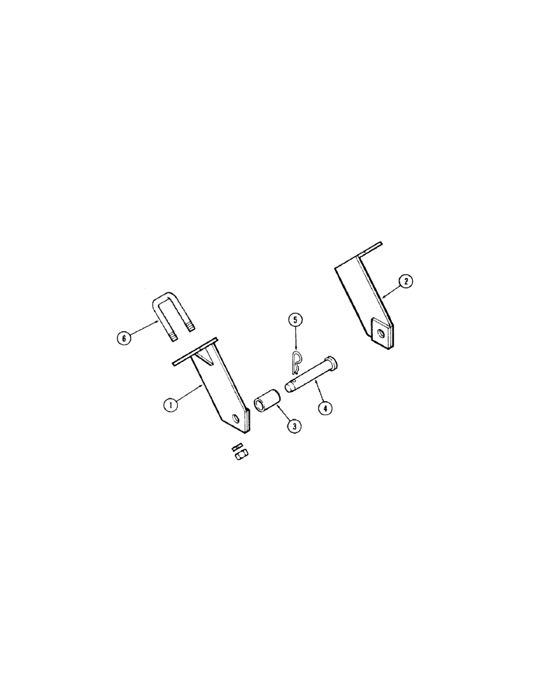 Схема запчастей Case IH 100-SERIES - (04[1]) - STRADDLE MOUNT LINK PIN, PRIOR TO SN1605900 