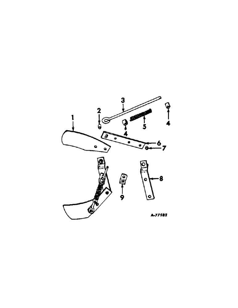 Схема запчастей Case IH 689 - (F-12) - BLADE COVERING ATTACHMENT, 1964 AND SINCE 
