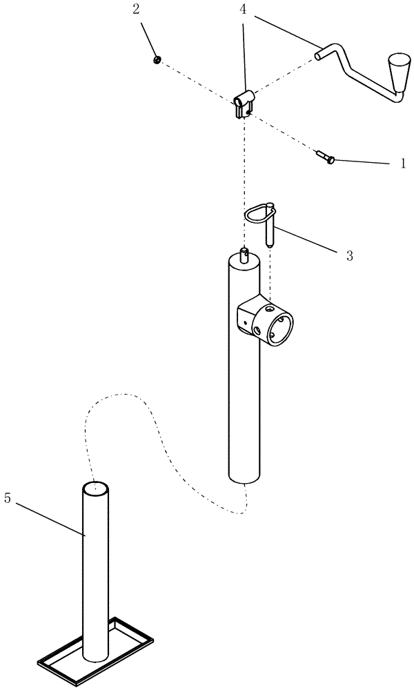 Схема запчастей Case IH 30 - (39.110.04) - 2000 POUND JACK (39) - FRAMES AND BALLASTING