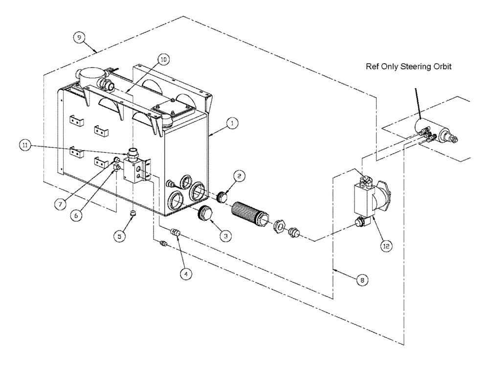 Схема запчастей Case IH FLX3300B - (10-010) - OPTION SPECIFIC PARTS Options