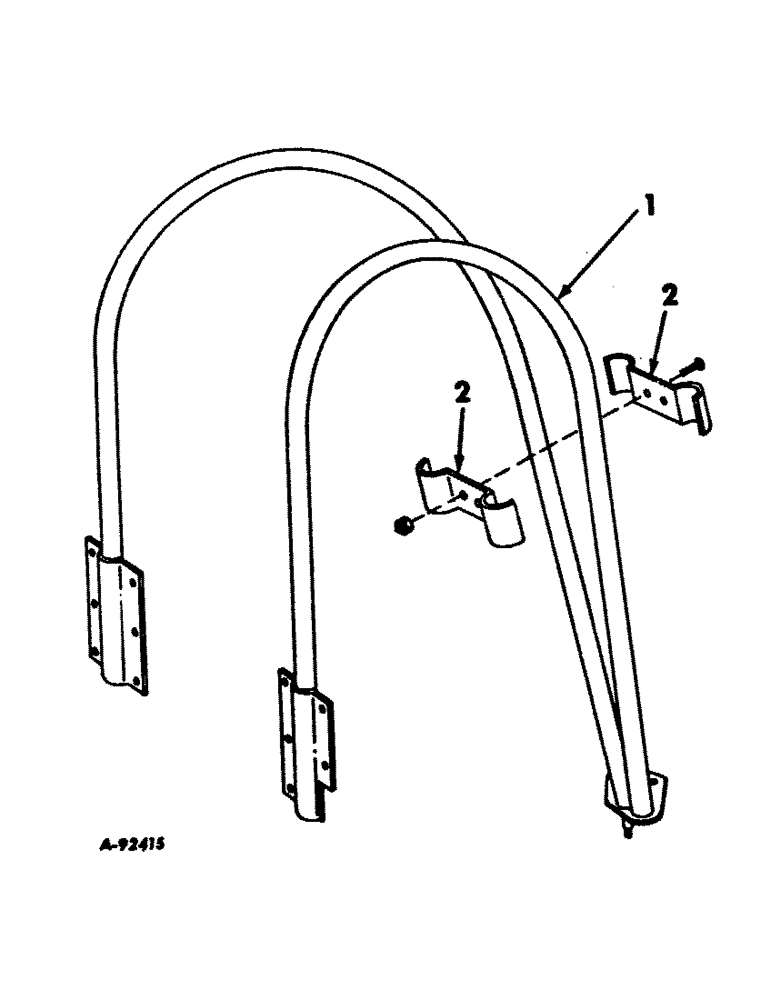 Схема запчастей Case IH 30 - (C-04) - AXLE PIPE ASSY, FOR FIVE AND SEVEN WHEEL RAKES 