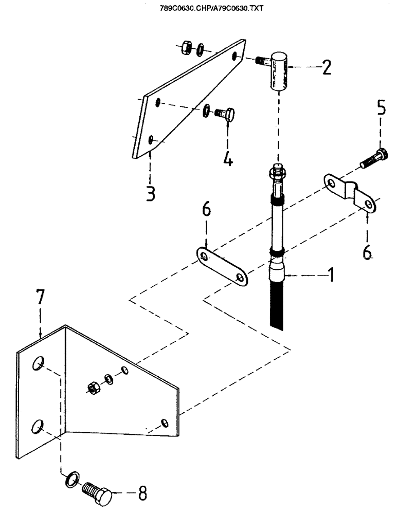 Схема запчастей Case IH 7700 - (C06-30) - ENGINE, THROTTLE Engine & Engine Attachments