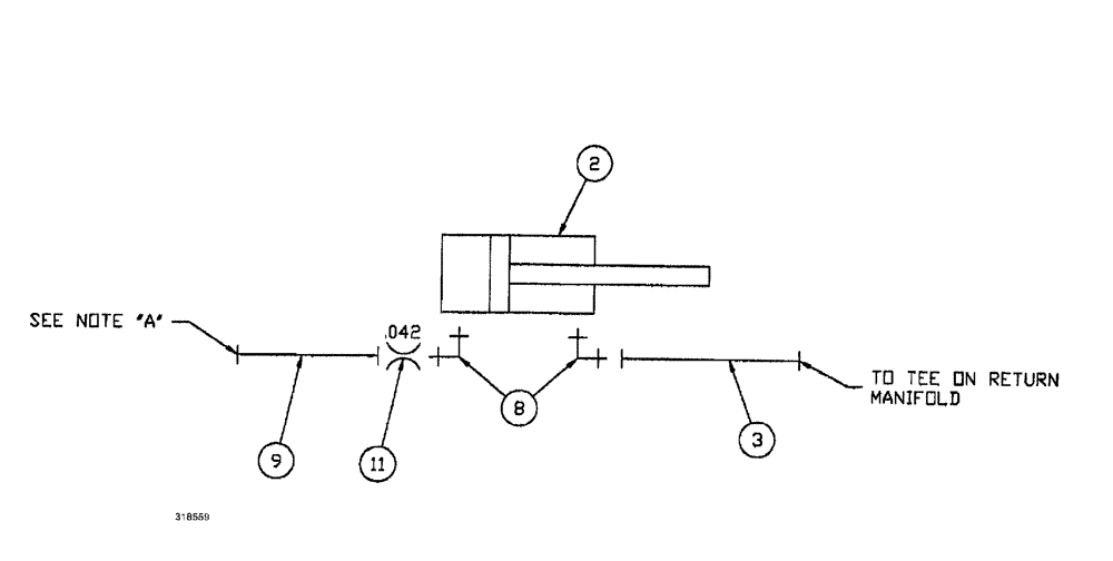 Схема запчастей Case IH SPX3185 - (11-004) - OPTIONS - LADDER, HYDRAULIC FRONT Options