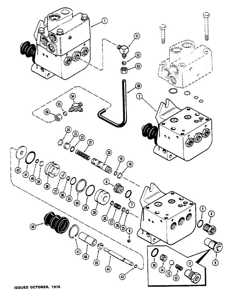 Схема запчастей Case IH 1175 - (133A) - G100292 POWER BRAKE VALVE (07) - BRAKES