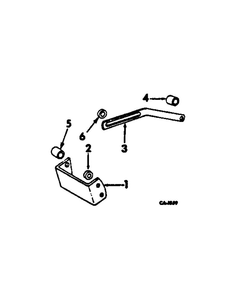 Схема запчастей Case IH C-263 - (B-30[A]) - ALTERNATOR GENERATOR MOUNTING, 615 COMBINES 