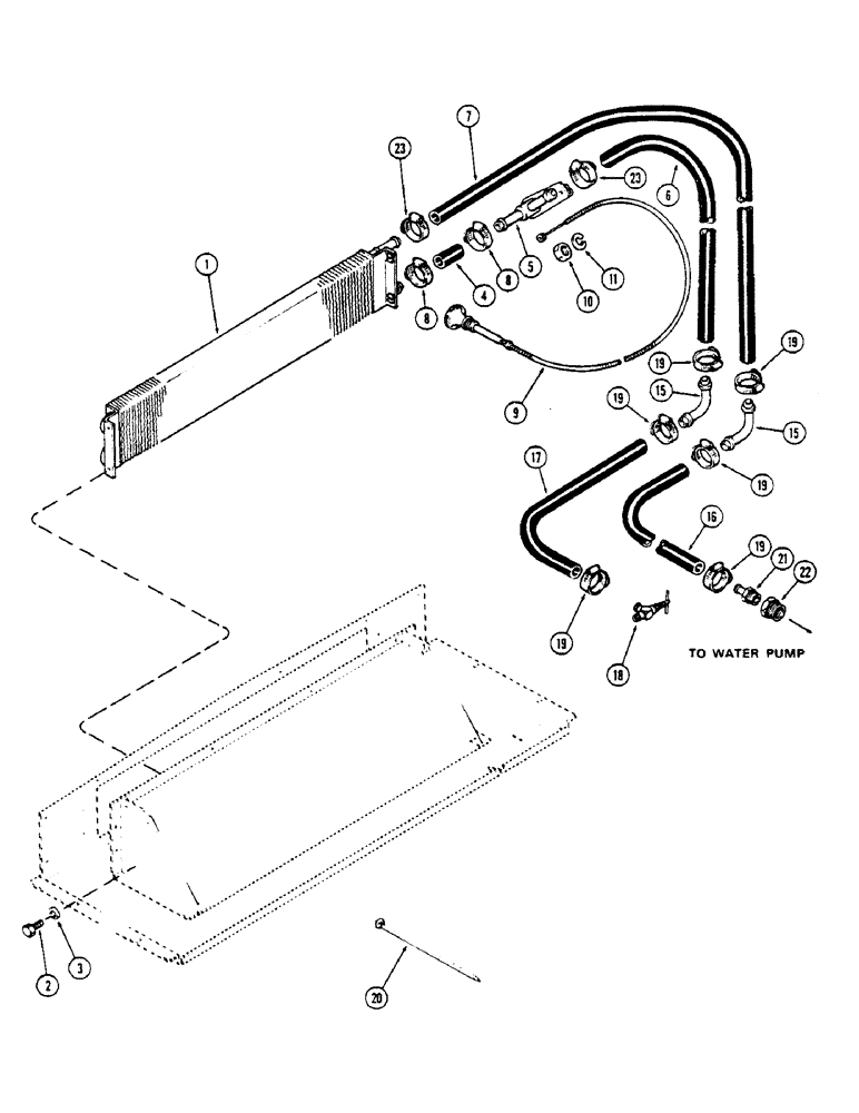 Схема запчастей Case IH 2670 - (498) - CAB, PLENUM W/HEATER, FIRST USED CAB SERIAL NUMBER 7864002 (09) - CHASSIS/ATTACHMENTS