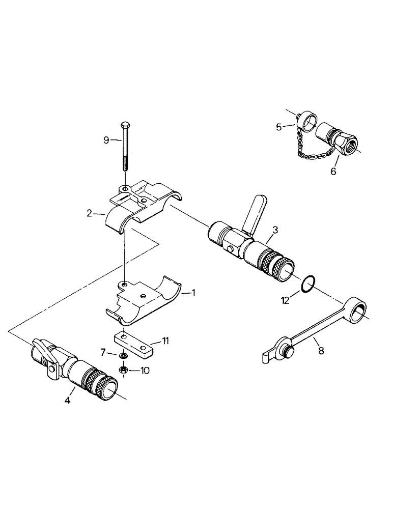 Схема запчастей Case IH CR-1225 - (08-14) - COUPLER ASSEMBLY (07) - HYDRAULICS