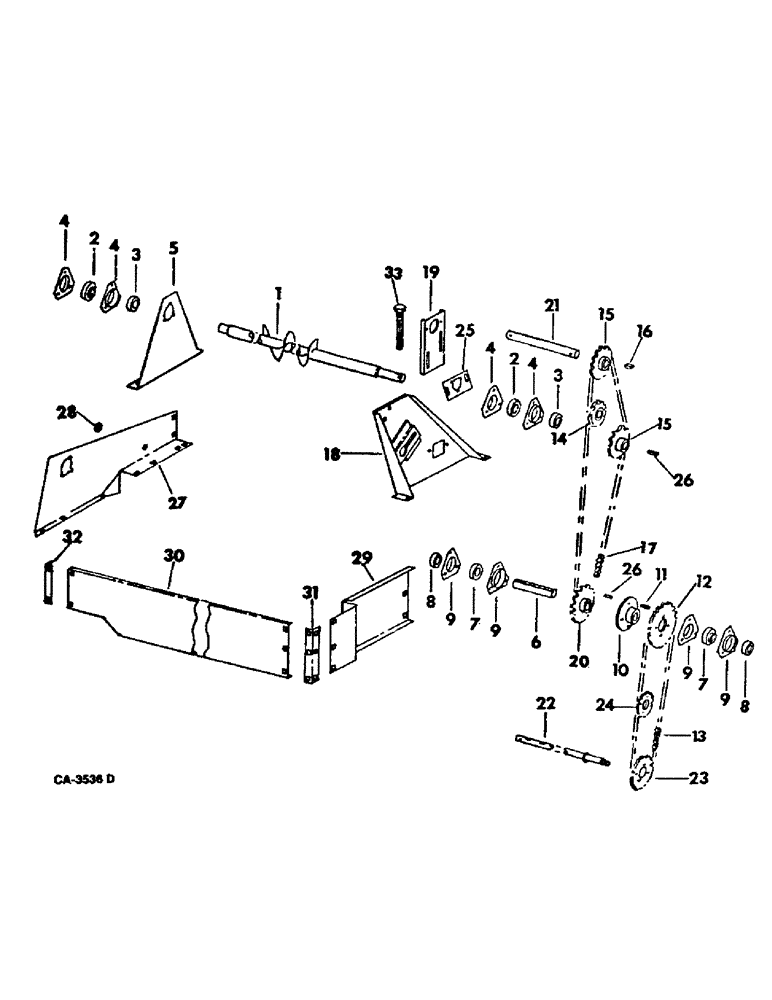Схема запчастей Case IH 915 - (26-09) - GRAIN TANK, GRAIN TANK LEVELING, BEAN Grain Tank