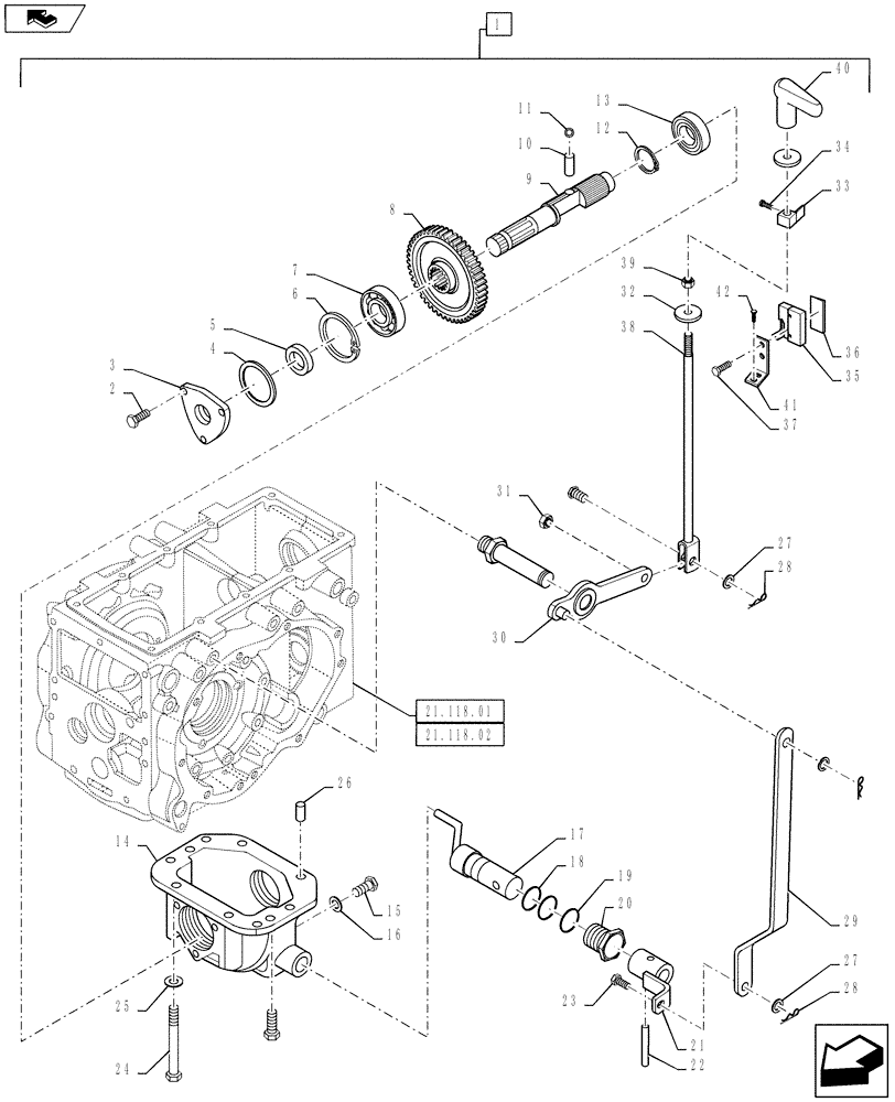 Схема запчастей Case IH FARMALL 30B - (88.100.05) - DIA KIT, MID PTO KIT - MT20022006 (88) - ACCESSORIES