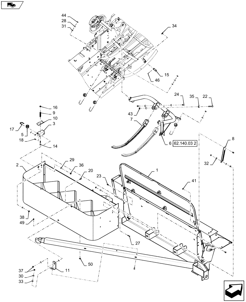 Схема запчастей Case IH SB541 - (68.180.06) - TWINE BOX & NEEDLES (68) - TYING/WRAPPING