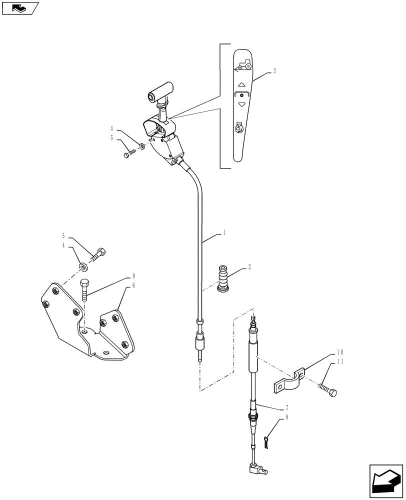Схема запчастей Case IH PUMA 130 - (31.104.02) - VAR - 332801, 332802 - PTO 540/750/1000 RPM W/ GROUND SPEED - SPEED CHANGE LEVER (31) - IMPLEMENT POWER TAKE OFF