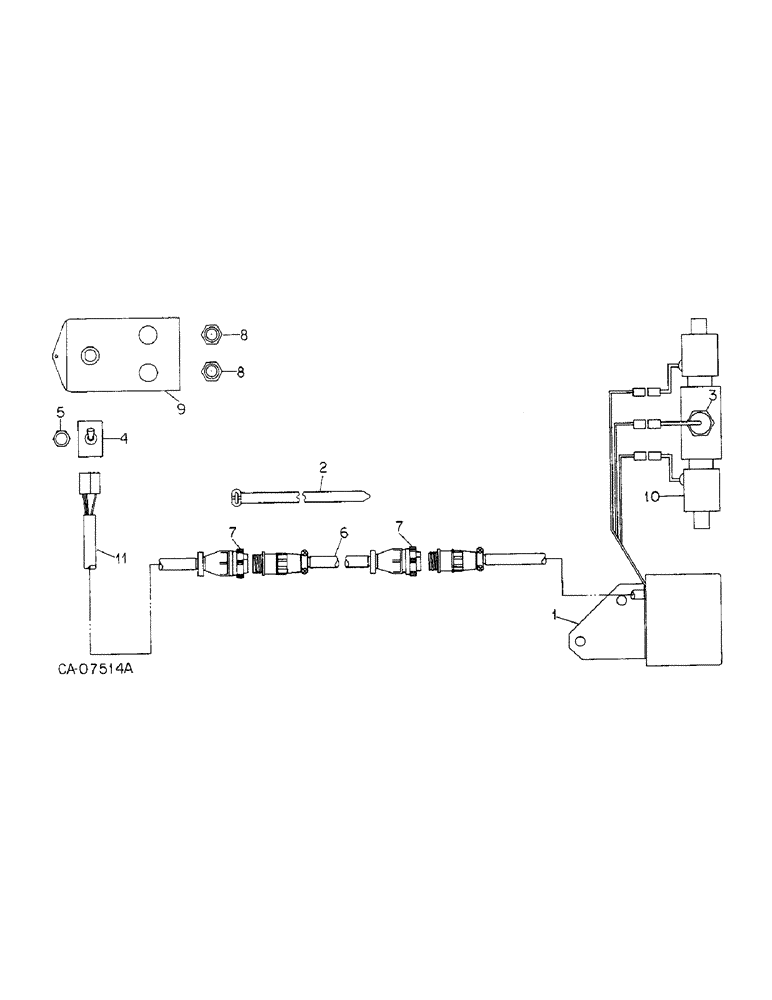 Схема запчастей Case IH 800 - (09-16) - MARKERS, AUTOMATIC ALTERNATING MARKER SELECTOR, UNITS A, B, F, G, Z, AA AND AB (08) - HYDRAULICS