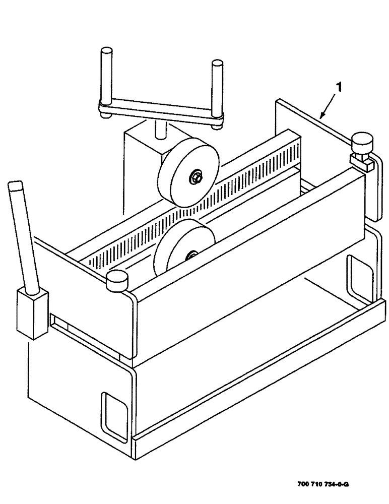 Схема запчастей Case IH 8460 - (9-12) - PORTABLE LACER AND INSERT, 700710754 PORTABLE CLIPPER LACER AND INSERT KIT COMPLETE Decals & Attachments