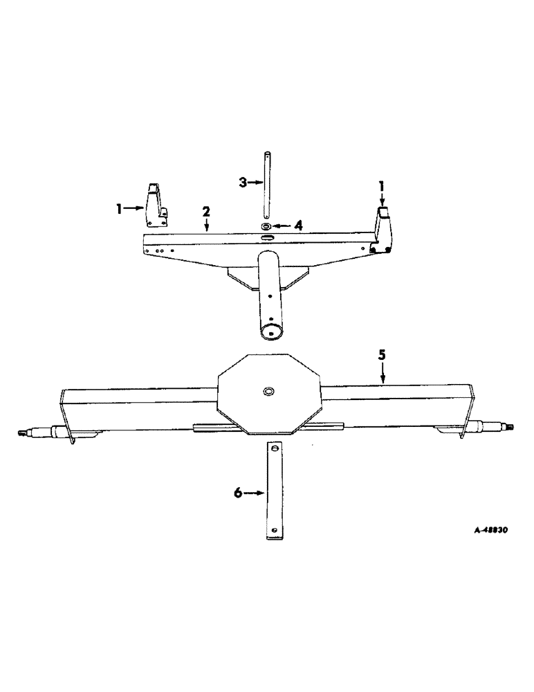 Схема запчастей Case IH VARIOUS - (B-067) - FRONT AXLE AND BOLSTER 