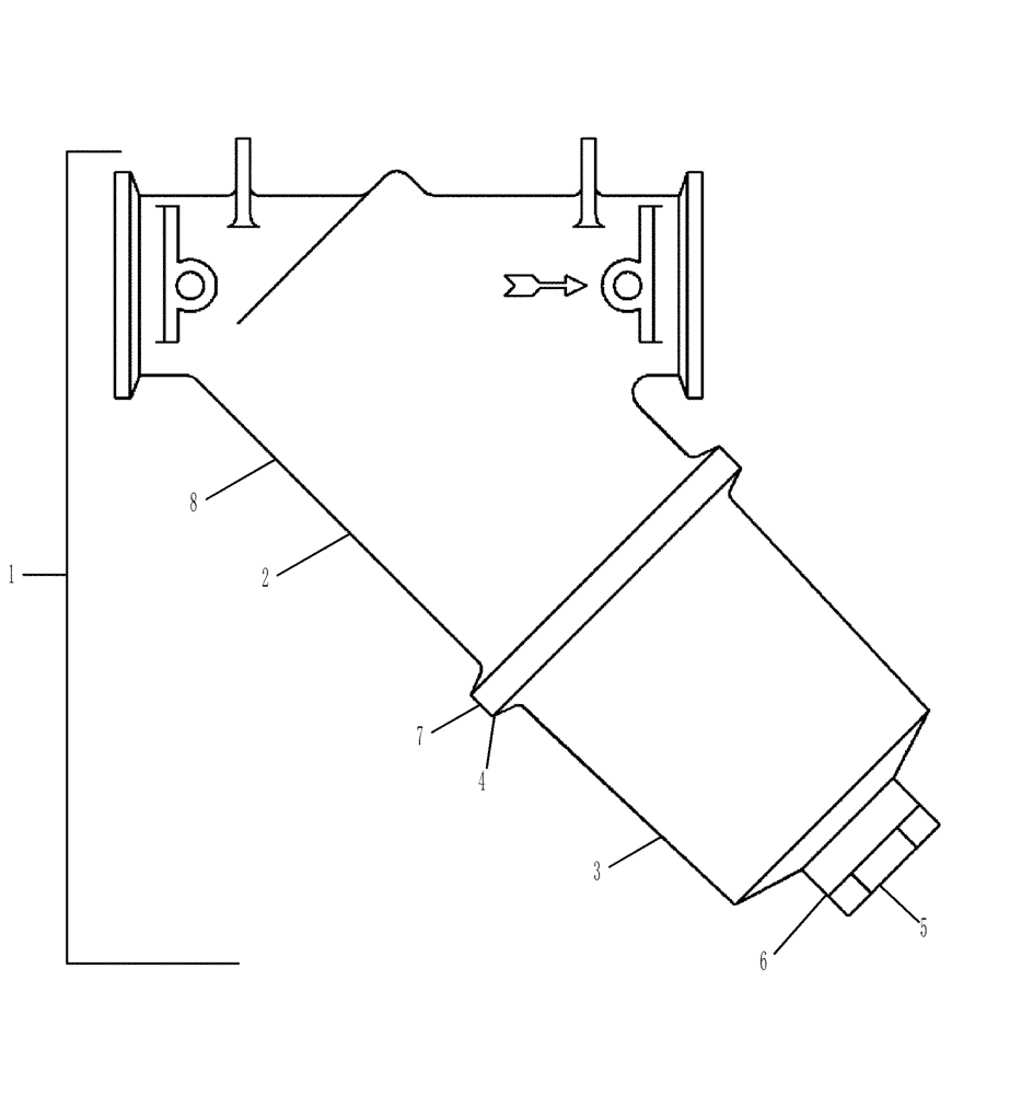 Схема запчастей Case IH SPX4260 - (09-056) - STRAINER, 2" FP, 10 MESH Liquid Plumbing