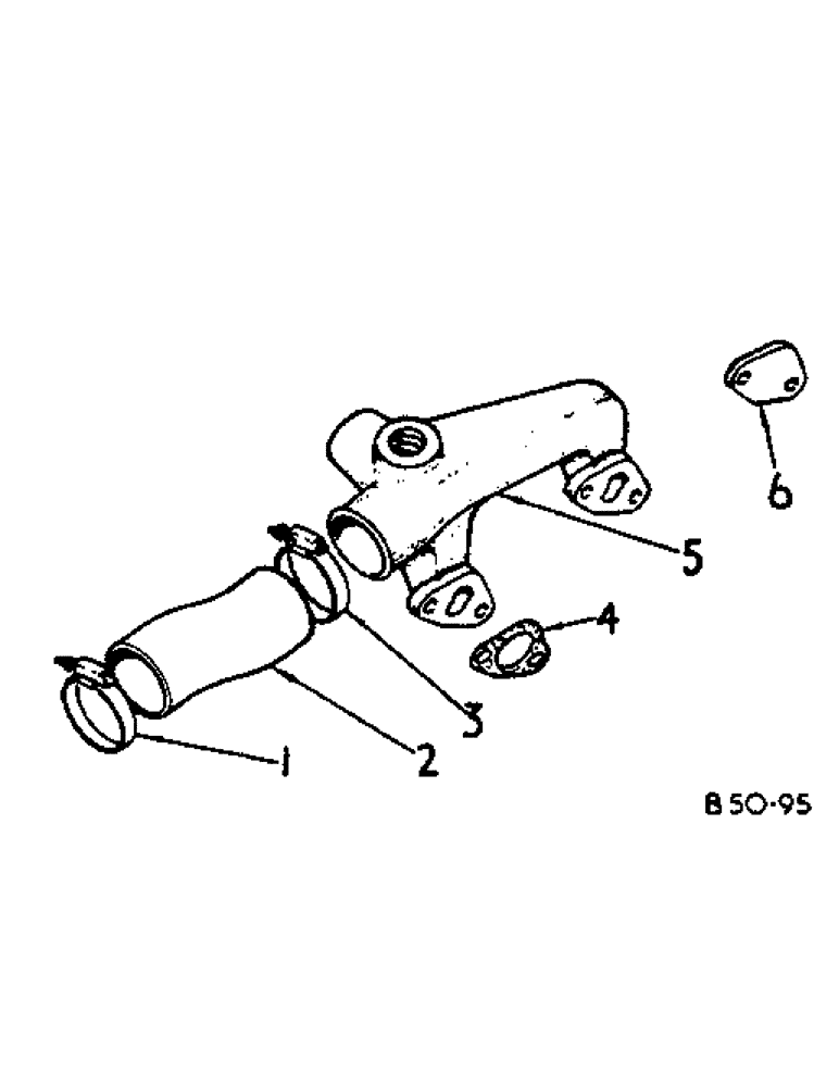Схема запчастей Case IH 884 - (12-22) - COOLANT MANIFOLD Power