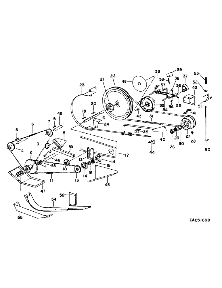 Схема запчастей Case IH 1460 - (26-12) - GRAIN TANK, GRAIN TANK UNLOADER DRIVE Grain Tank