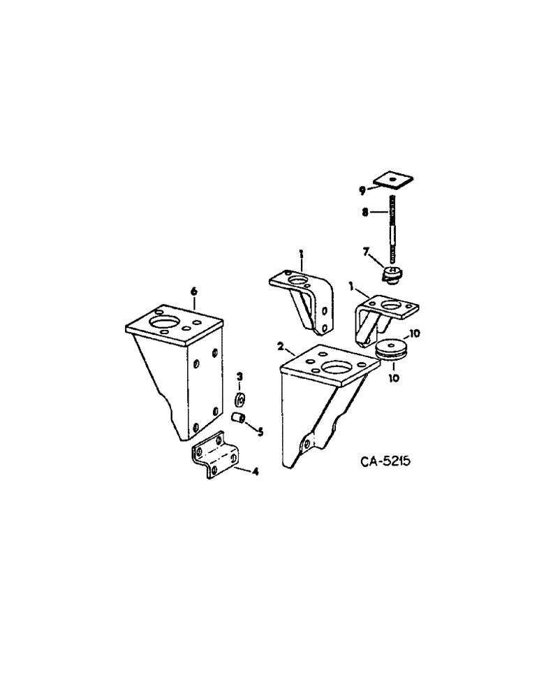 Схема запчастей Case IH 6788 - (13-09[A]) - PLATFORM SUPPORT (05) - SUPERSTRUCTURE