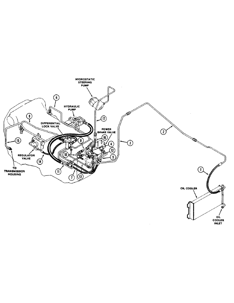Схема запчастей Case IH 2090 - (1-16) - PICTORIAL INDEX, BRAKE HYDRAULICS (00) - PICTORIAL INDEX
