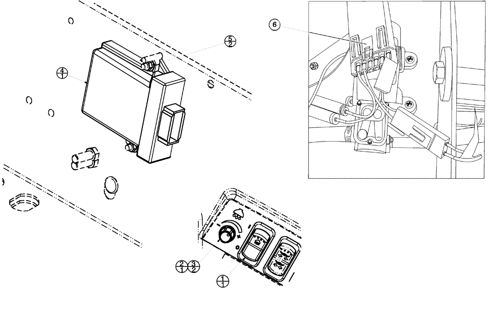 Схема запчастей Case IH SPX3320 - (12-018) - FOAMER ELECTRICAL GROUP (06) - ELECTRICAL