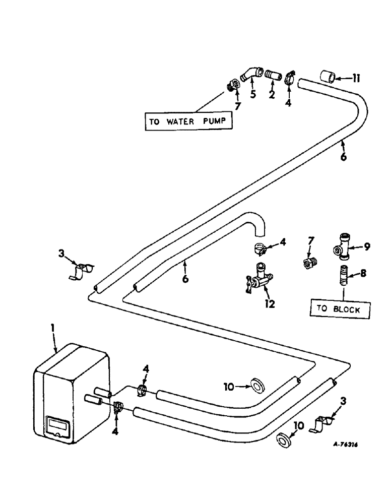 Схема запчастей Case IH 315 - (N-07) - PARTS ACCESSORIES AND ATTACHMENTS, OPERATORS CAB HEATER Accessories & Attachments