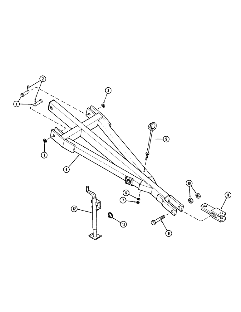 Схема запчастей Case IH DOT 23 - (02) - HITCH 