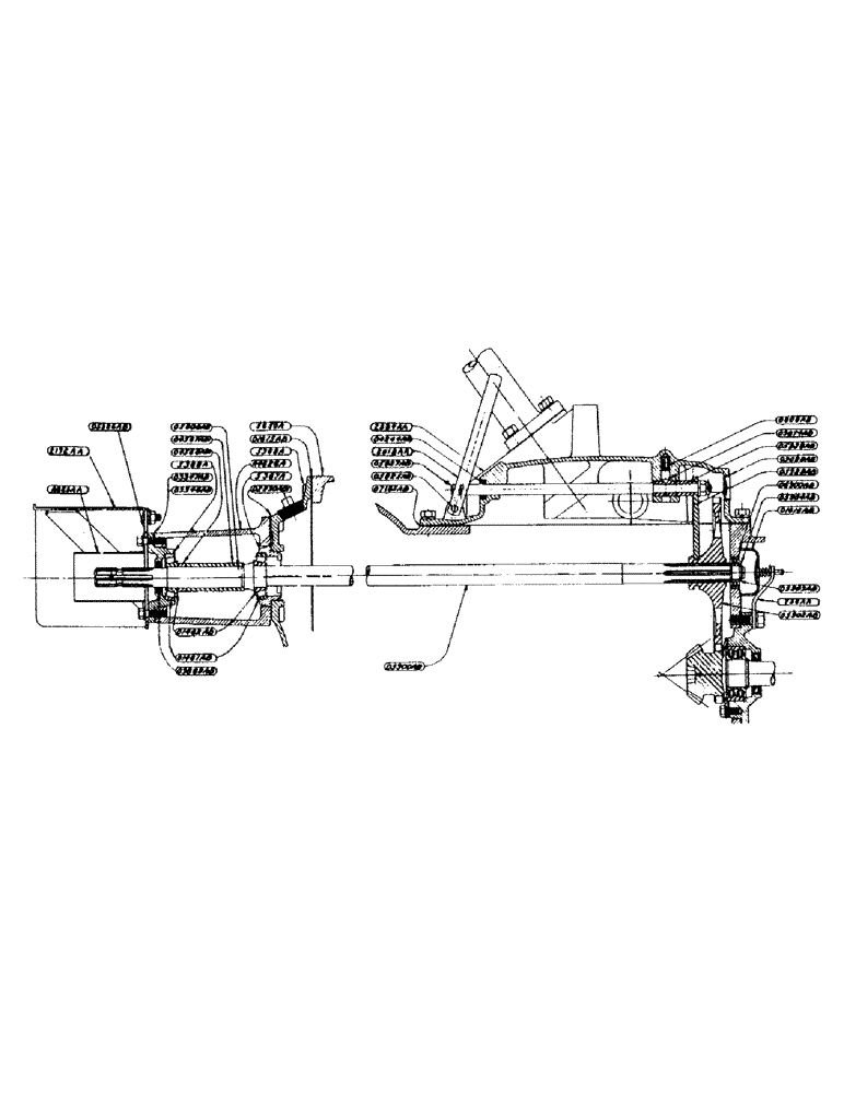 Схема запчастей Case IH SC-SERIES - (124) - POWER TAKE OFF ASSEMBLY WITH 1-1/8 INCH SHAFT, FOR SC TRACTOR, 1-1/8 AND 1-3/8 INCH SHAFT (06) - POWER TRAIN