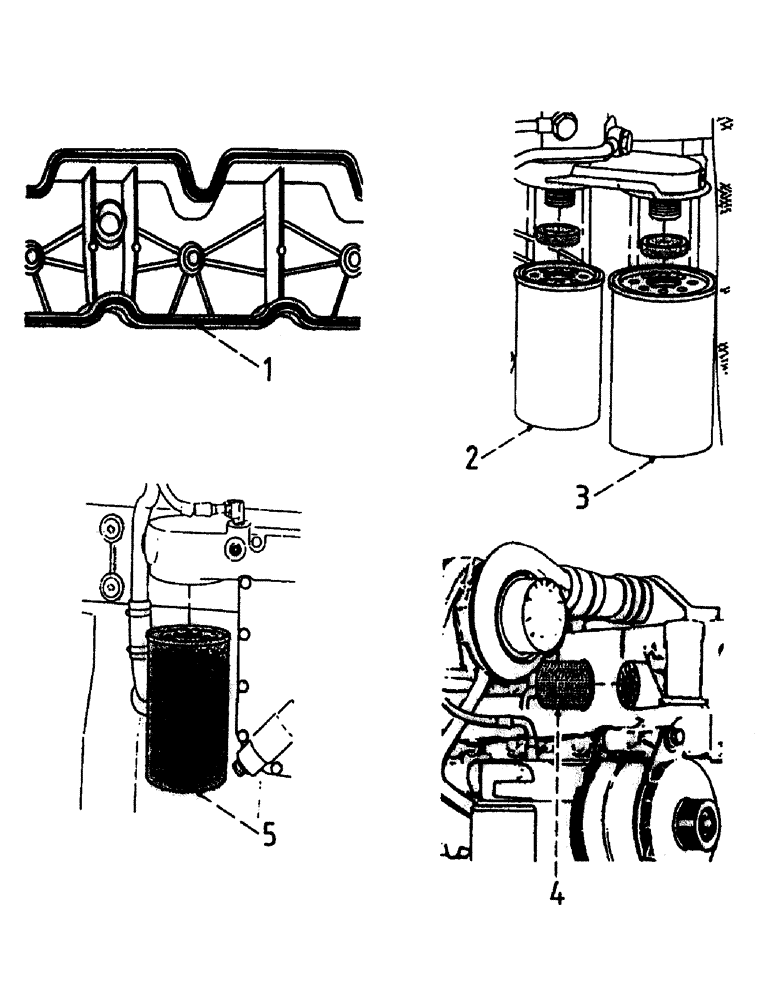 Схема запчастей Case IH 7700 - (C01-05) - FILTERS, 6CT Engine & Engine Attachments