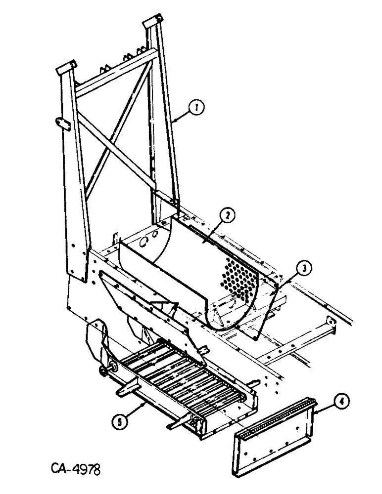 Схема запчастей Case IH 750 - (E-04) - MAIN FRAME ATTACHING PARTS 