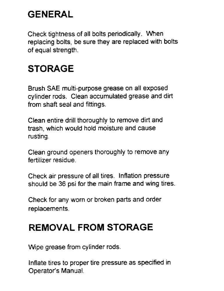 Схема запчастей Case IH CONCORD - (A13) - MAINTENANCE 