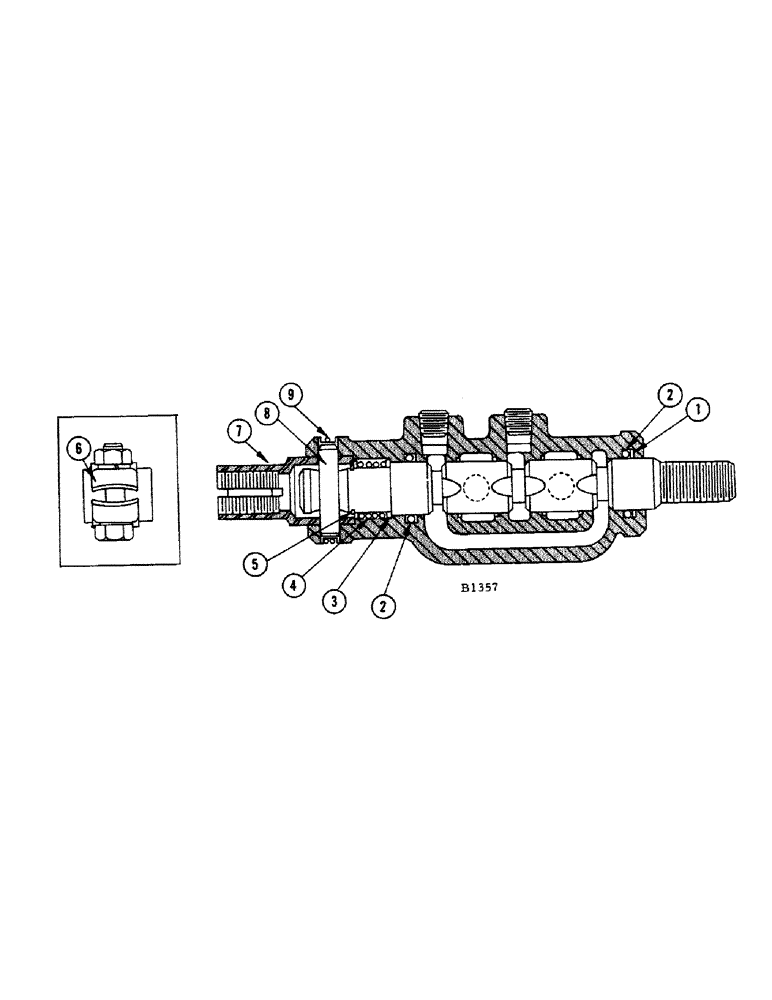 Схема запчастей Case IH 1010 - (284[A]) - F75719 POWER STEERING VALVE (41) - STEERING